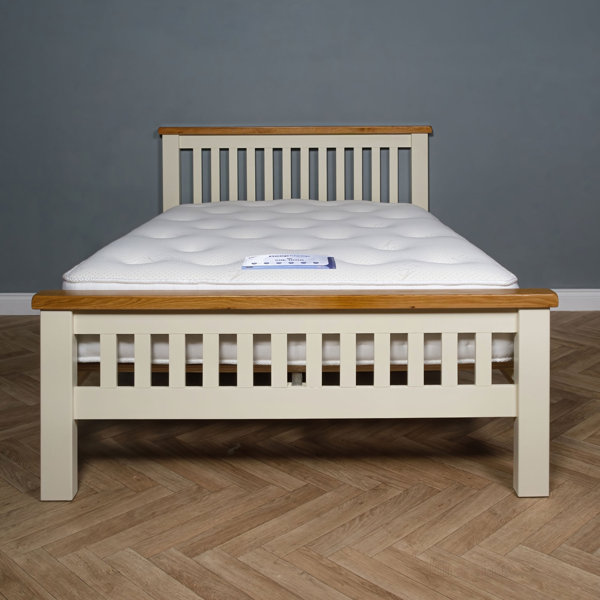 Union Rustic Westow Oak 5Ft Kingsize Oak Bed Frame Wayfair.co.uk